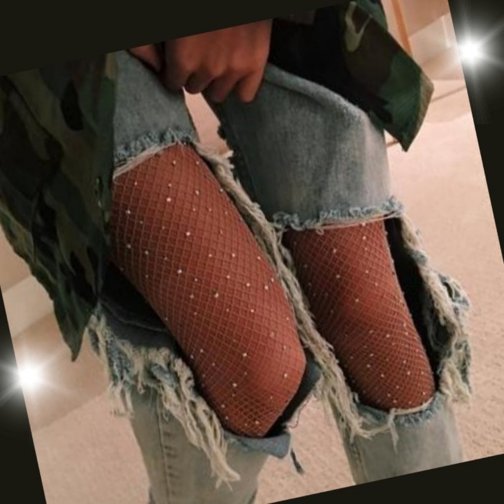 🎉HP🎉 sparkling Mesh fishnet tights - Picture 5 of 8